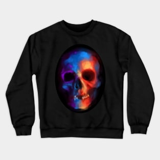 Neon Electro Skull Crewneck Sweatshirt